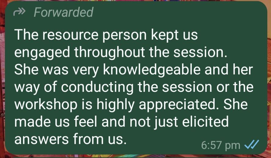 Teacher Testimonial